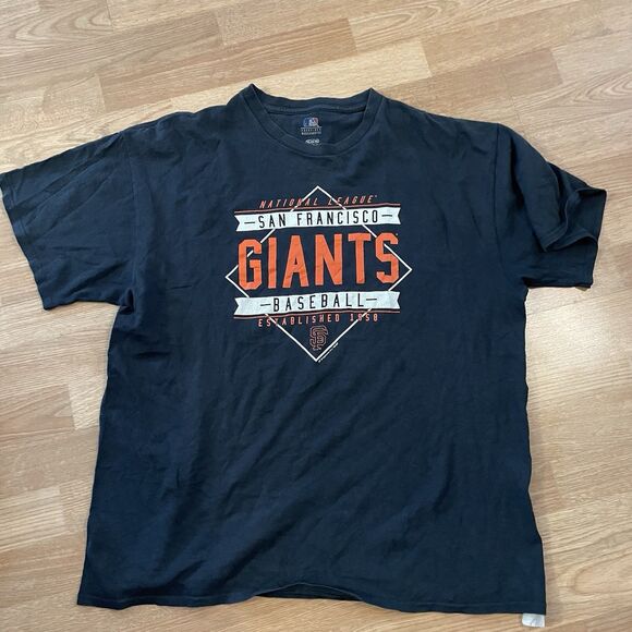 2pc Majestic MLB San Francisco Giants T-Shirt Lot Size XL Bundle - Picture 7 of 8